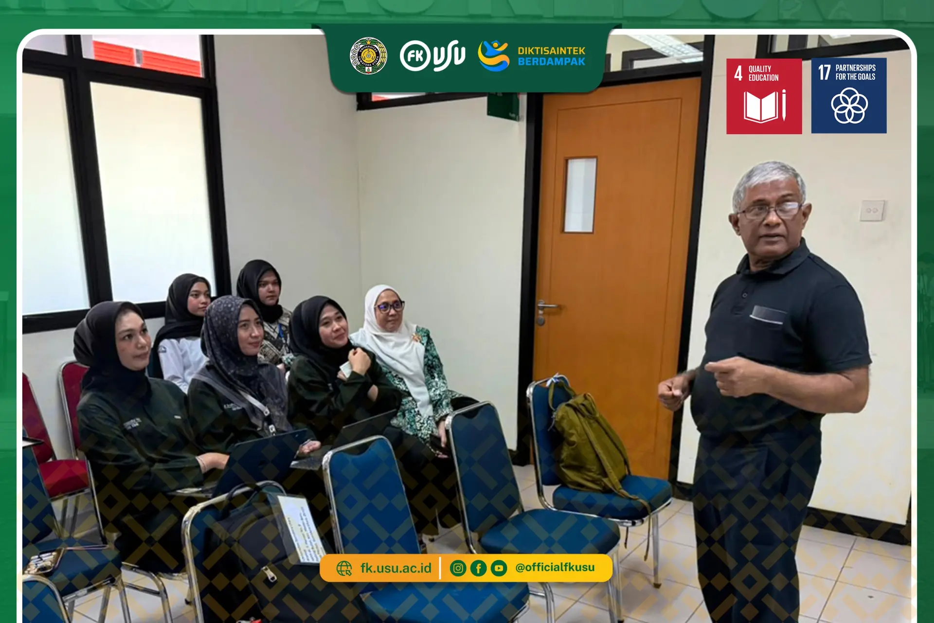 Dari Sri Lanka ke FK USU: Memperluas Perspektif Global tentang Kesehatan Masyarakat dan Gizi